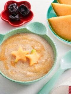 Rock Melon with Oats Wheat Prunes Cereal Rock Melon with Oats Wheat Prunes Cereal