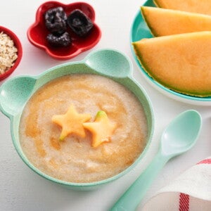 Rock Melon with Oats Wheat Prunes Cereal Rock Melon with Oats Wheat Prunes Cereal