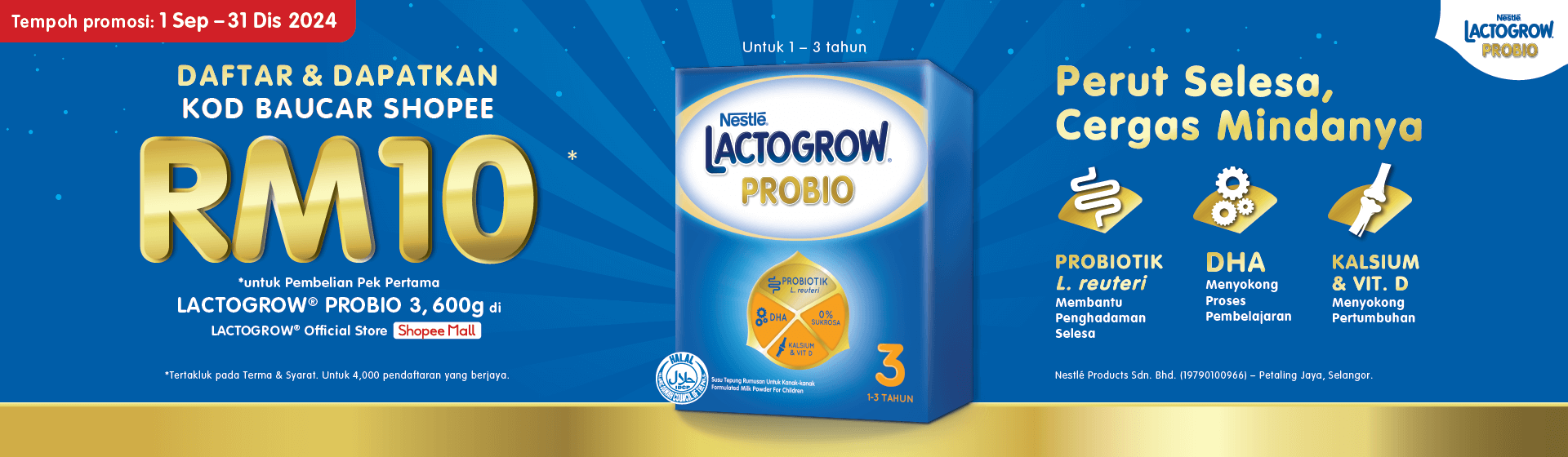 Lactogrow Probio rm10